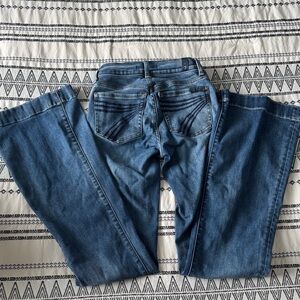 7 For All Mankind Blue Flare Jeans